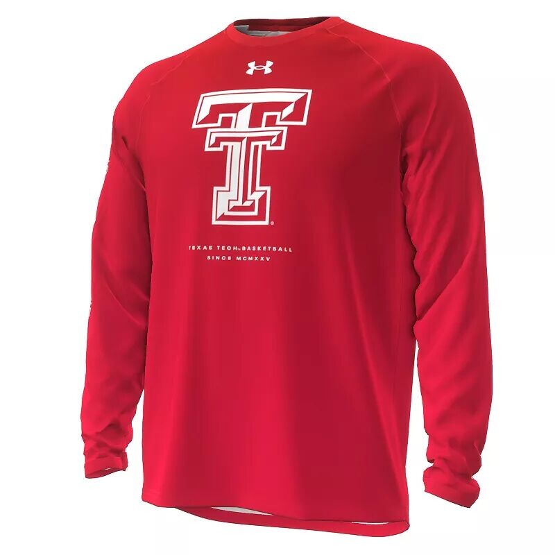 

Мужская футболка с длинными рукавами Under Armour Texas Tech Red Raiders Red Shooter