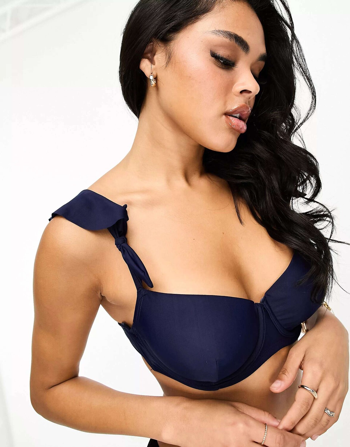 

Темно-синий лиф бикини на косточках Hunkemoller paramaribo
