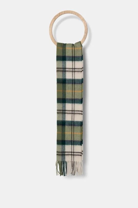 

Шерстяной шарф Barbour, зеленый