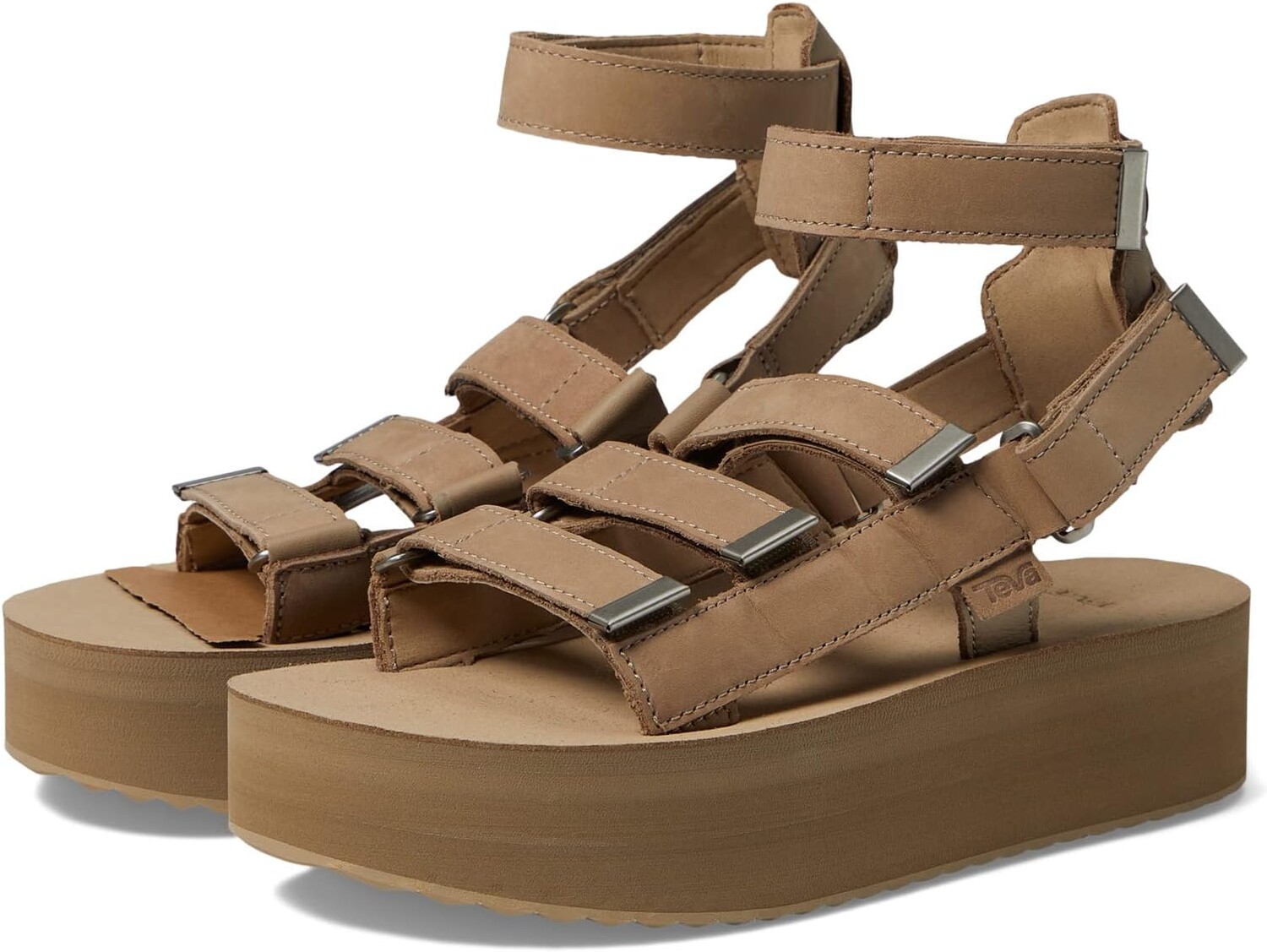 

Сандалии Flatform Mevia Leather Teva, цвет Incense
