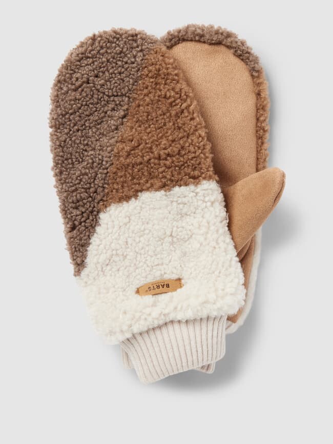 

Перчатки с плюшевым мехом модель "Teddy Mitts" Barts, серо-коричневый