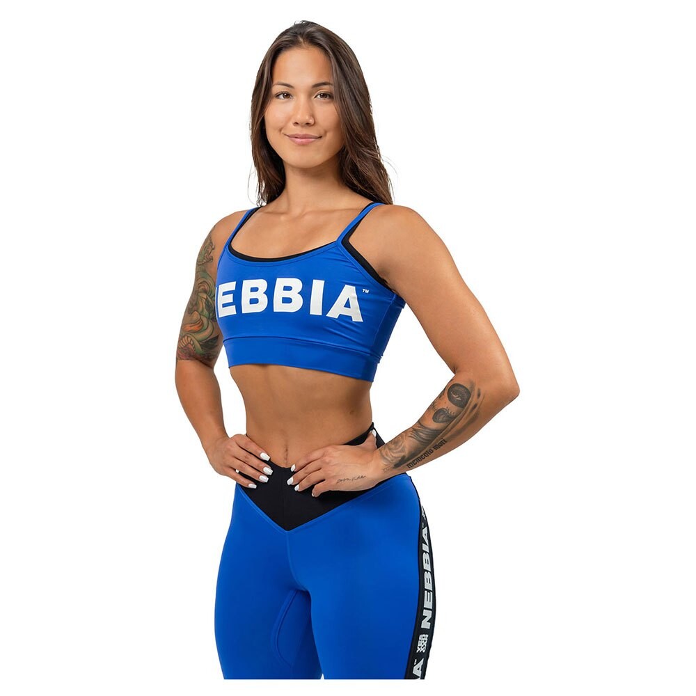 

Спортивный топ Nebbia Double Layer Flex, синий