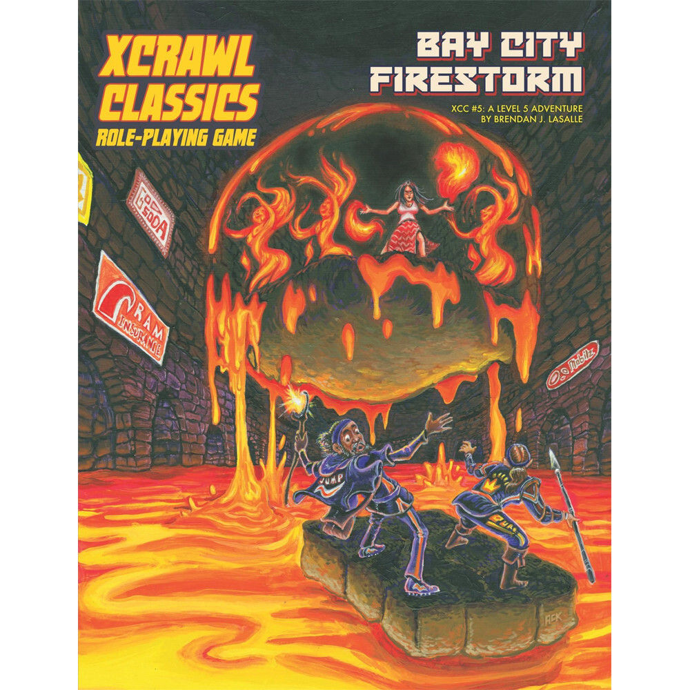 

Ролевая игра Goodman Games Xcrawl Classics RPG: #5 Bay City Firestorm