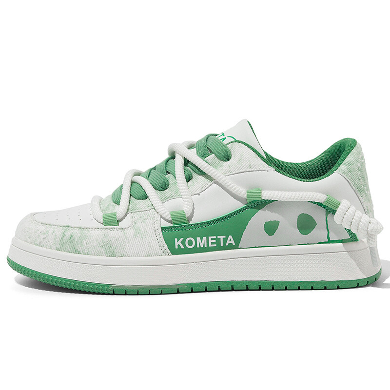 

Кеды, обувь для скейтборда унисекс с низким верхом Kometa.A, цвет Snow buds green