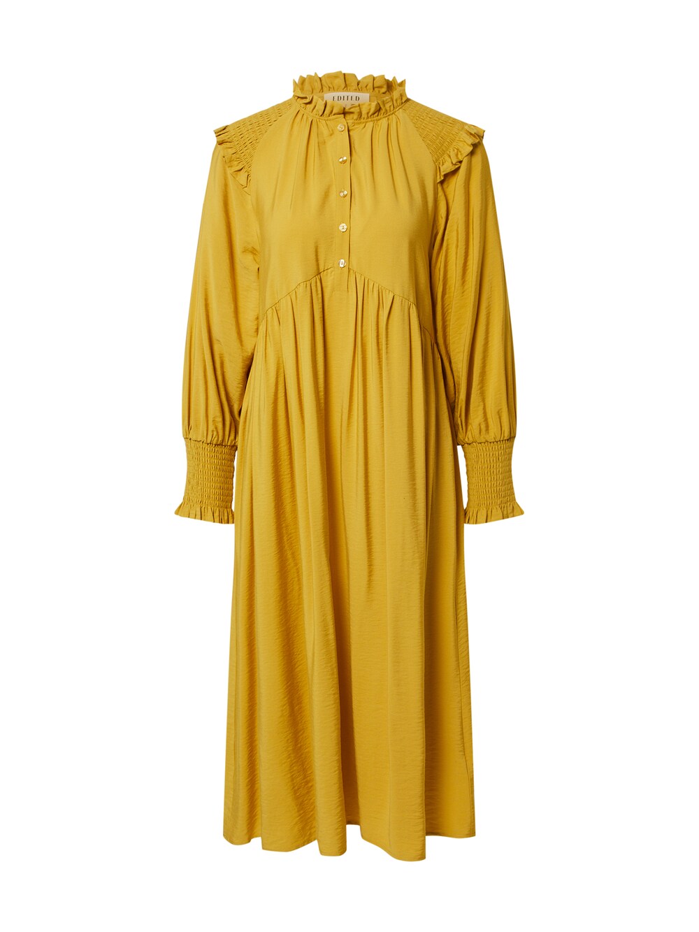 Рубашка-платье Edited Mascha, желтый рубашка платье edited nathaly синий желтый
