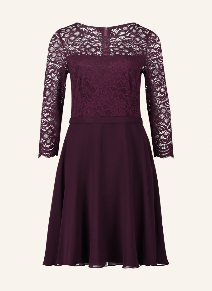 Коктейльное платье с кружевом Vm Vera Mont, фиолетовый