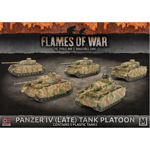 Фигурки Flames Of War: Panzer Iv (Late) Tank Platoon фигурки flames of war stug late assault gun platoon x5 plastic