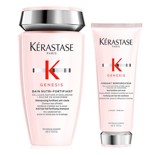 Укрепляющий набор против выпадения и ломкости волос: ванна 250мл + кондиционер 200мл Kerastase Genesis, Kerastase