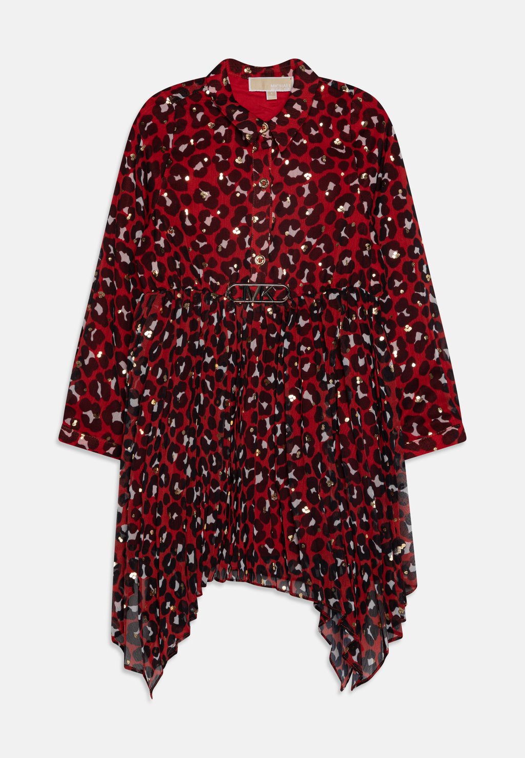 Элегантное платье Dress Michael Kors Kids, цвет dark red кожаные сумки michael kors 30s2l5st7l rubin red