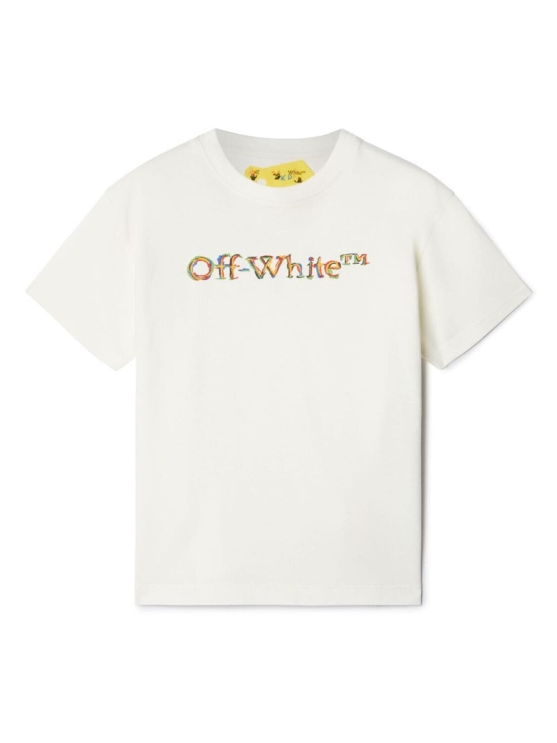 

Off-White Kids футболка с логотипом, белый