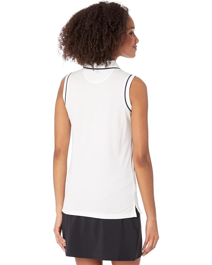 

Поло Original Penguin Golf Veronica Sleeveless Polo, ярко-белый