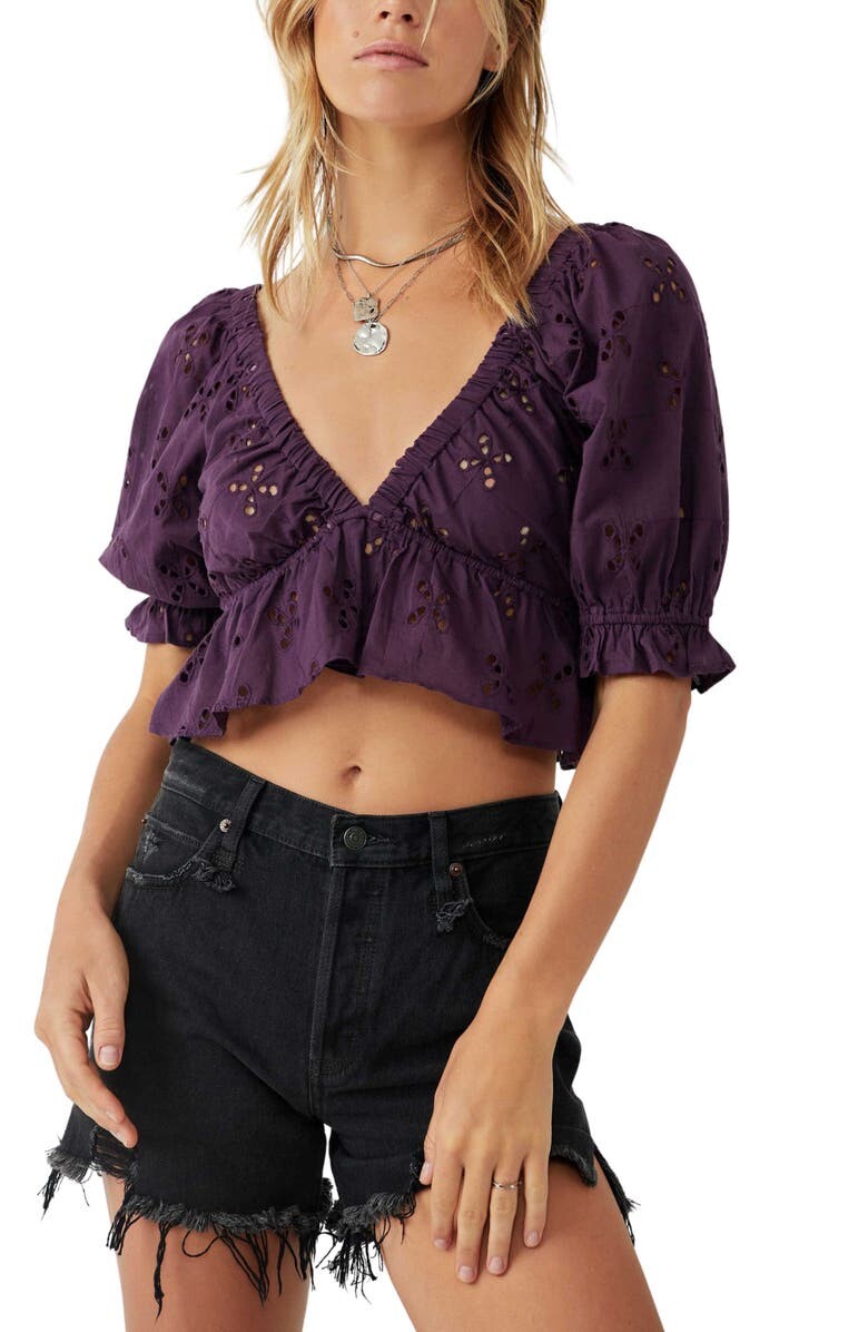 

Укороченный топ Gardenia с люверсами FREE PEOPLE