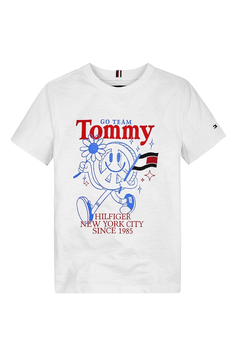 

Футболка из органического хлопка с принтом Tommy Hilfiger, красный