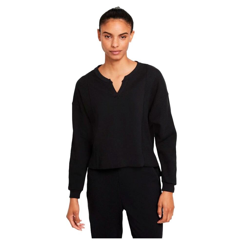 

Футболка с длинным рукавом Nike Yoga Luxe Dri Fit, черный