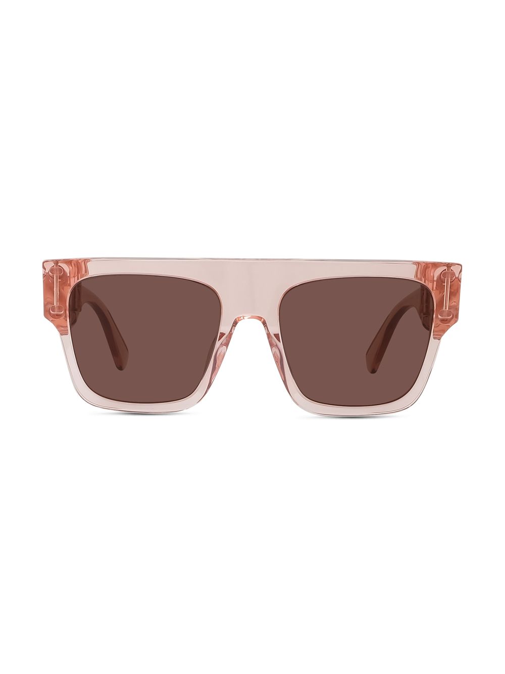 Квадратные солнцезащитные очки Falabella 54 мм Stella McCartney, розовый