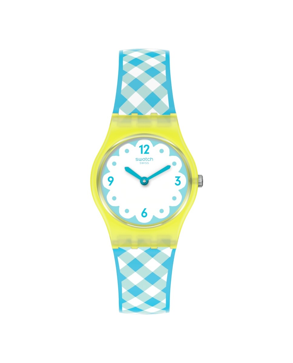 

Часы Picmika с желтым силиконовым ремешком Swatch, желтый