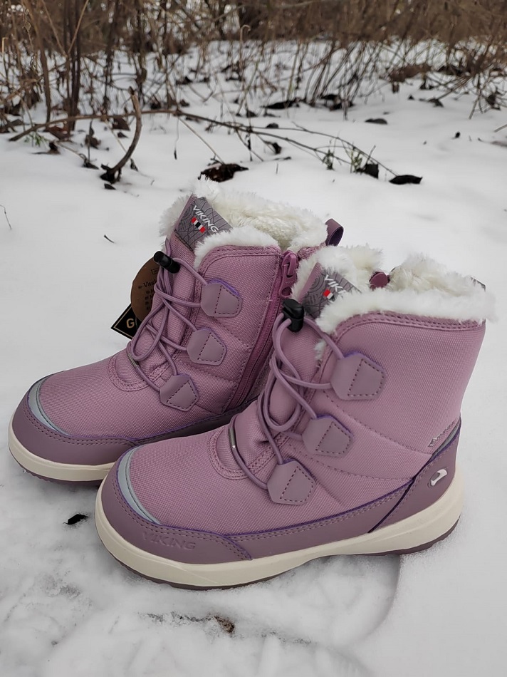 Ботинки зимние Viking Montebello Warm Gtx на шнурках, розовый зимние ботинки viking kid s montebello gtx цвет dusty pink