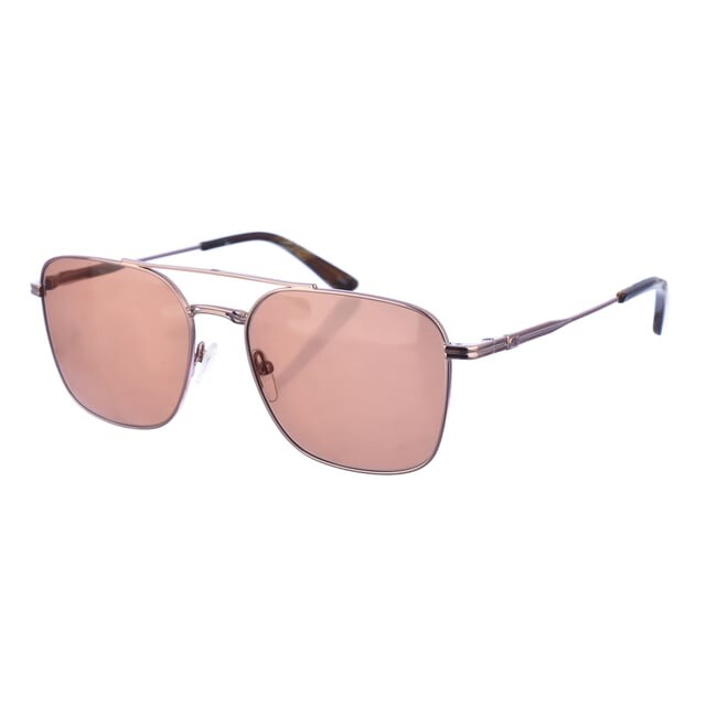

Металлические солнцезащитные очки пилотной формы ck22115s женские Calvin Klein, серебряный