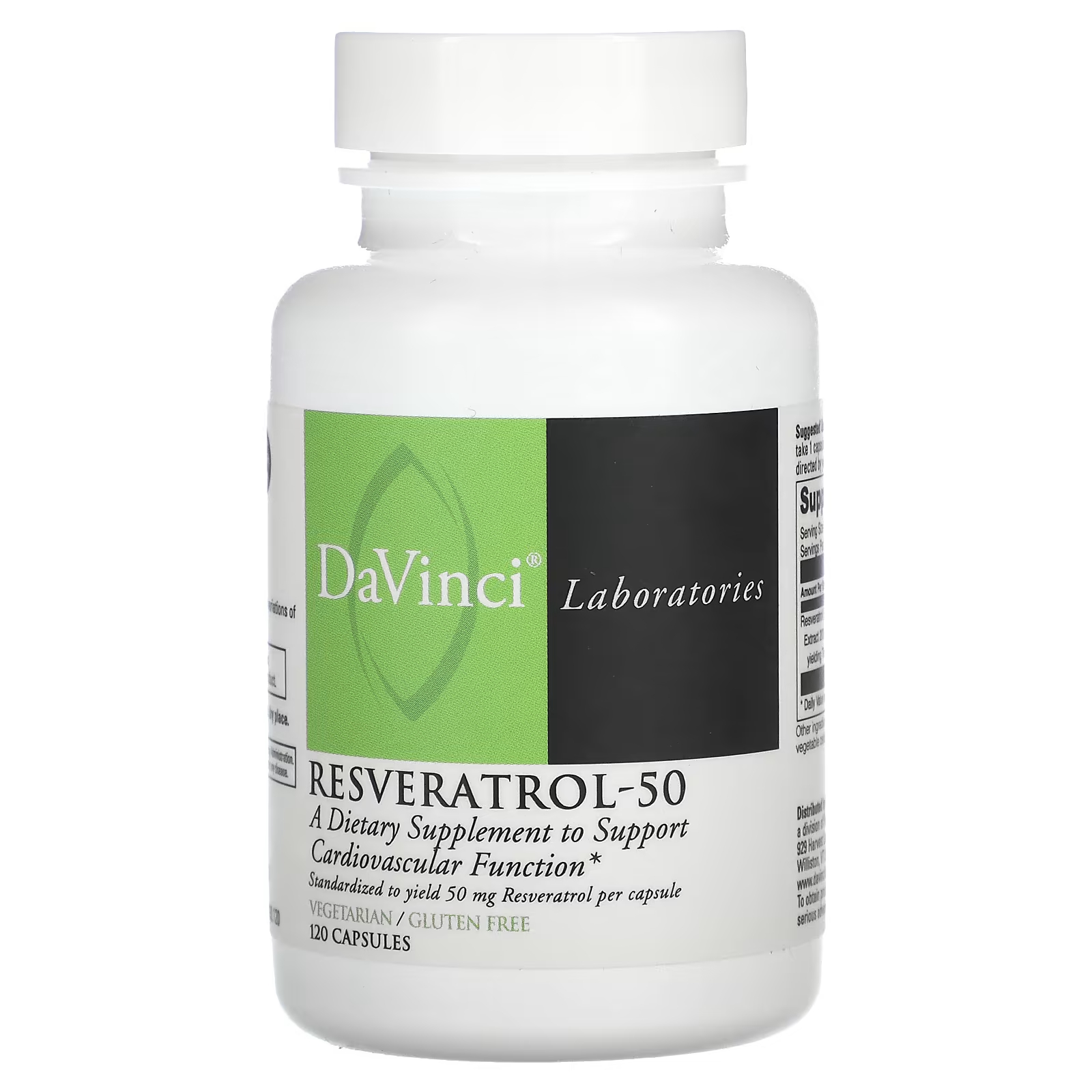 Пищевая добавка DaVinci Laboratories of Vermont для поддержки сердечно-сосудистой системы, 50 мг