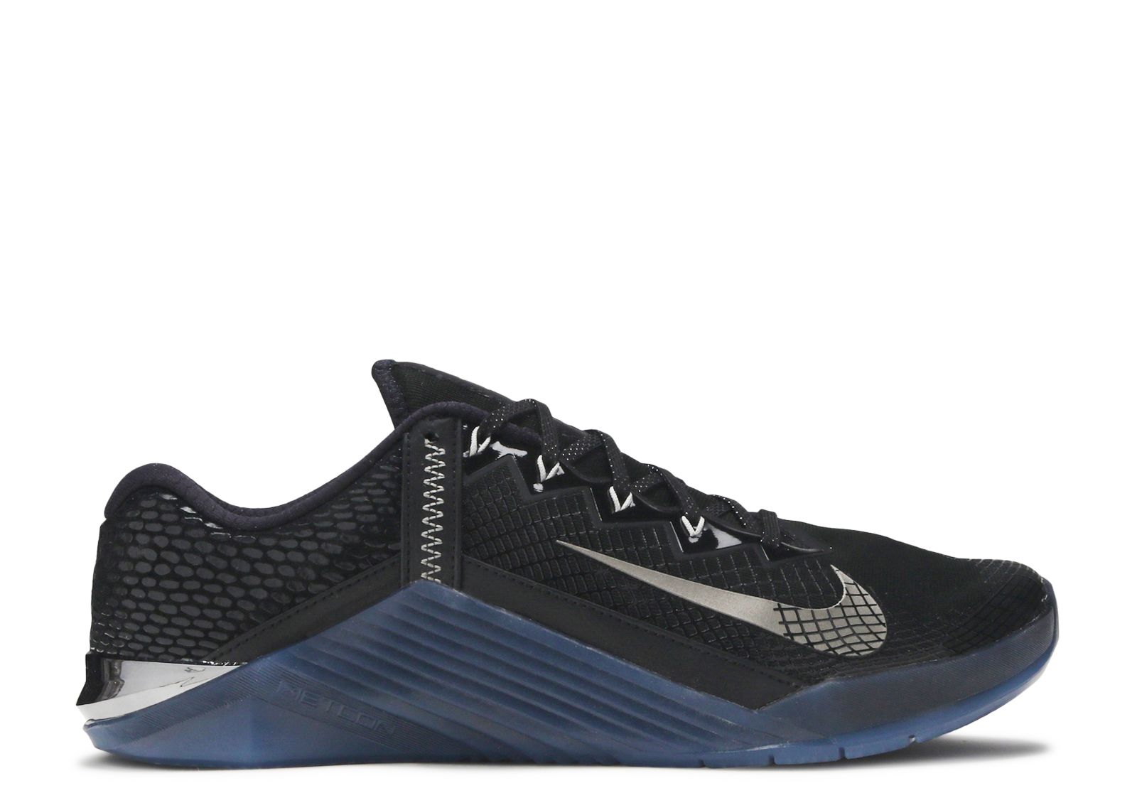 Кроссовки Nike Metcon 6 Amp 'Black Metallic Pewter', черный цена и фото