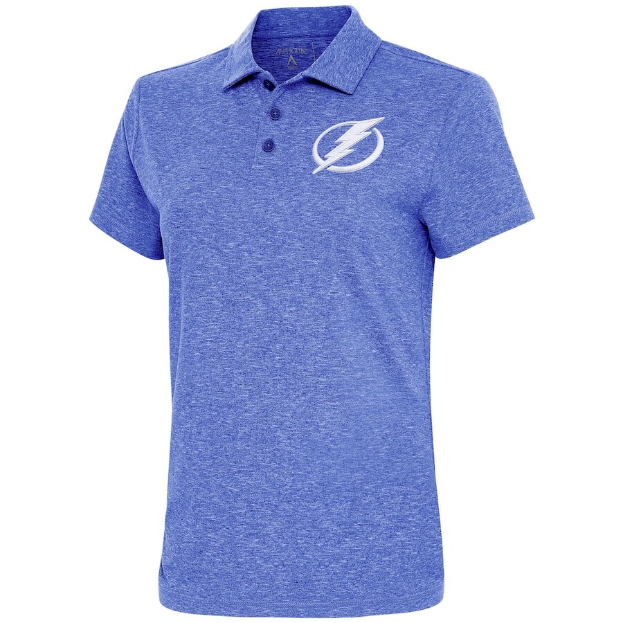 

Поло с коротким рукавом Antigua Tampa Bay Lightning, синий