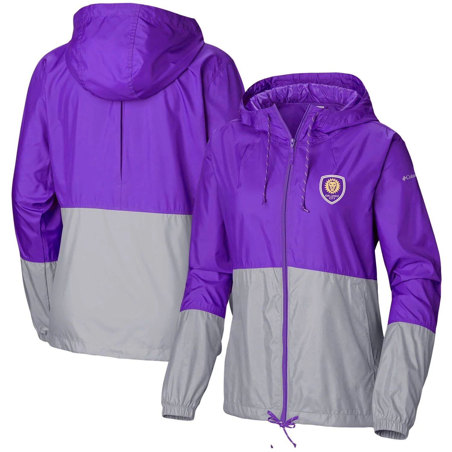 

Женская ветровка Columbia фиолетового/серого цвета Orlando City SC Flash Forward Team