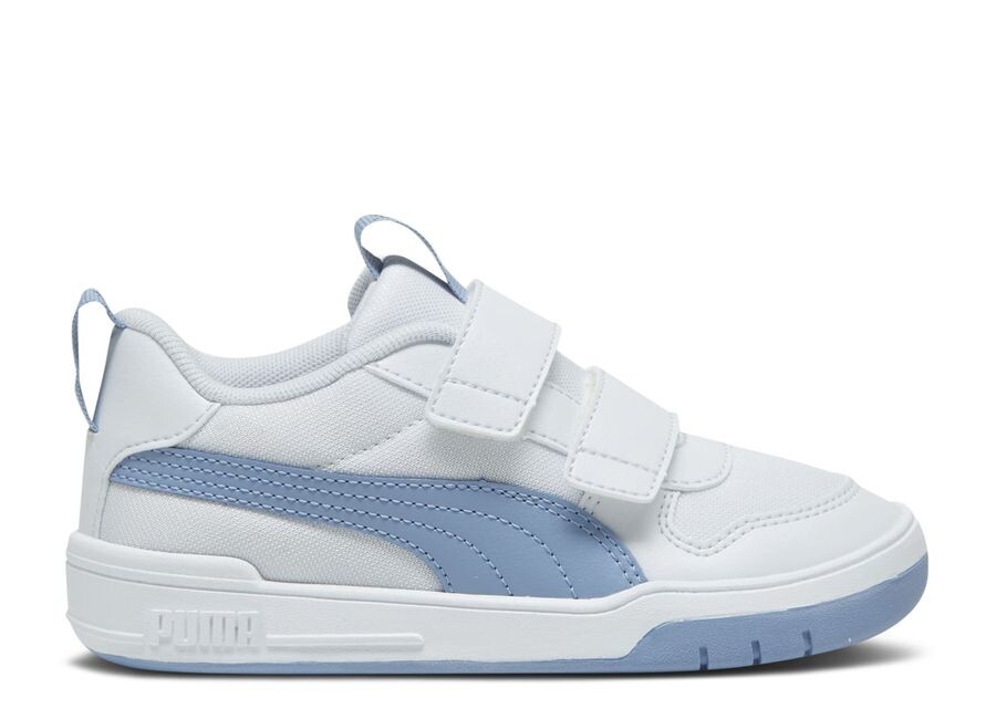 

Кроссовки Puma Multiflex Mesh V Little Kid 'Silver Mist Zen Blue', белый