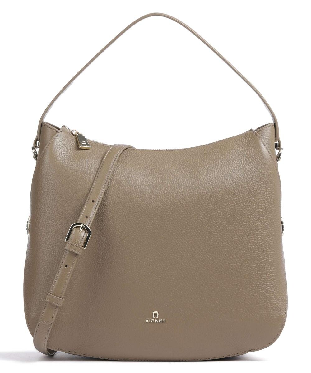

Сумка-ведро Milano из зернистой яловой кожи. Aigner, коричневый