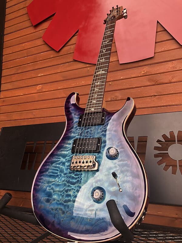 

Электрогитара PRS Custom 24 Wood Library - Aquableux Purple Burst