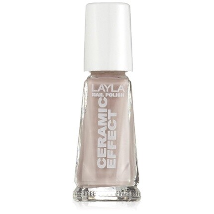 

Cosmetics 1243R23-069 Лак для ногтей с керамическим эффектом шелковистый бежевый 0,01 л, Layla