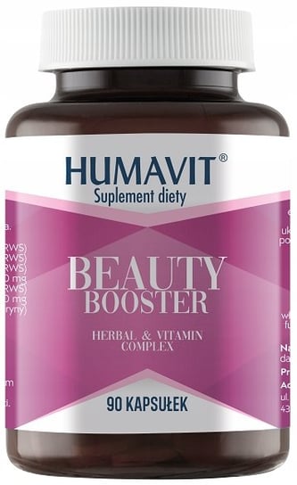 

Humavit Beauty Booster, цинк для кожи волос, 90 капсул. Inna marka