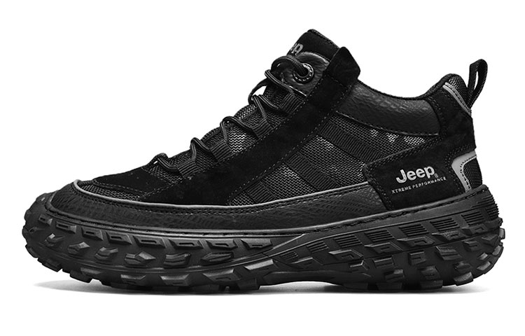 

Кроссовки Jeep Lifestyle Shoes Men Mid-top Black, черный