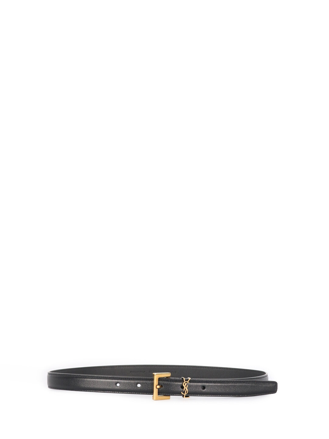 

Ремень Saint Laurent Monogram thin, черный