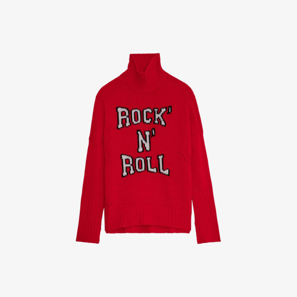 

Шерстяной джемпер Alma с высоким воротником Zadig&Voltaire, цвет japon
