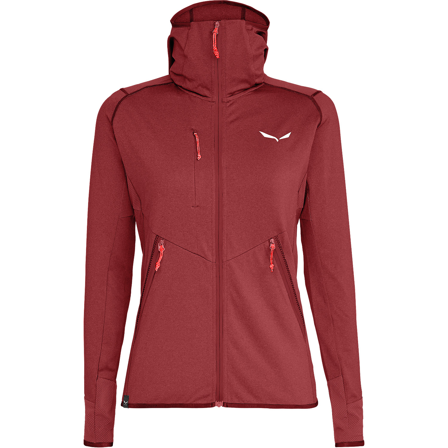 

Толстовка Salewa Hoody Agner Hybrid, бордо