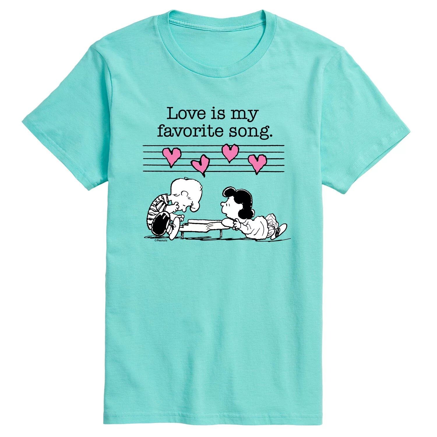 

Мужская футболка Peanuts Valentine Piano Tee Licensed Character