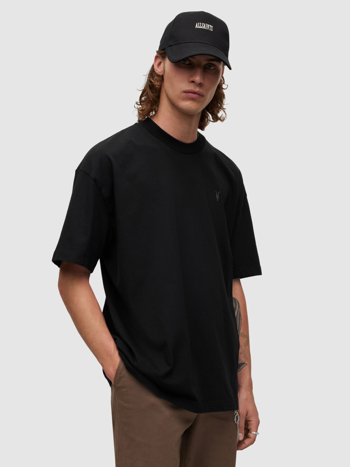 

Футболка с коротким рукавом AllSaints Harding, темно-черный