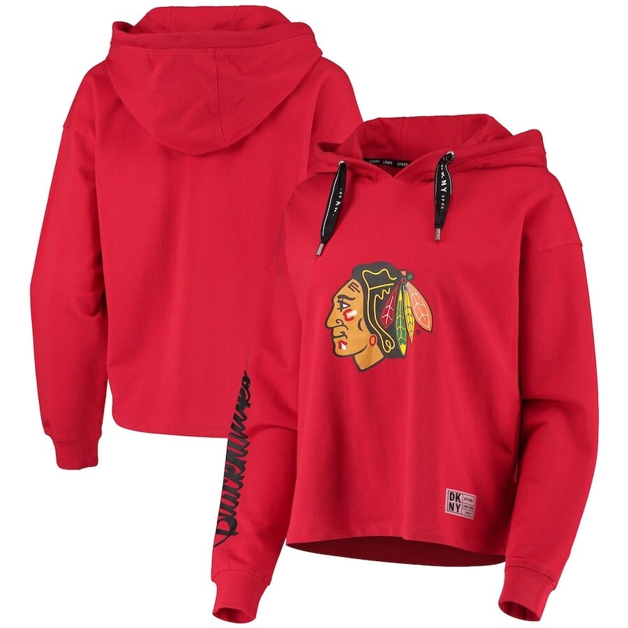 

Пуловер с капюшоном DKNY Sport Chicago Blackhawks, красный