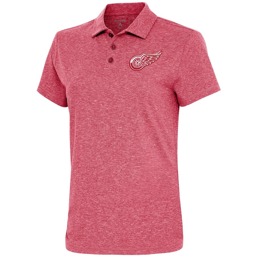 

Поло с коротким рукавом Antigua Detroit Red Wings, красный