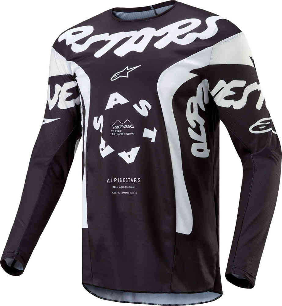 

Джерси гонщицы Hana для мотокросса Alpinestars, черно-белый