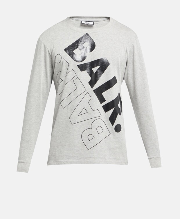 

Топ с длинными рукавами Balr., серый
