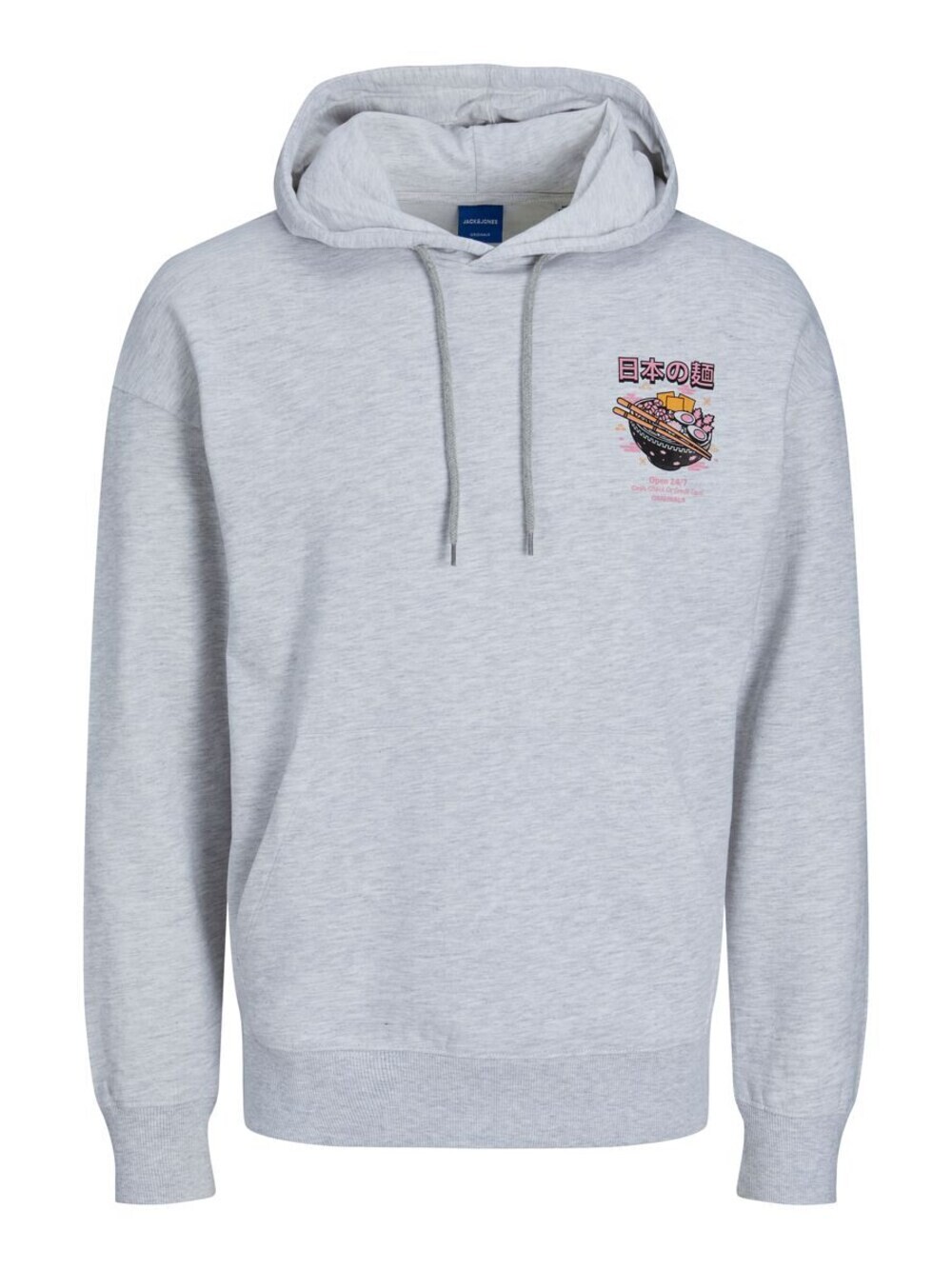 

Толстовка JACK & JONES, серый/светло-серый