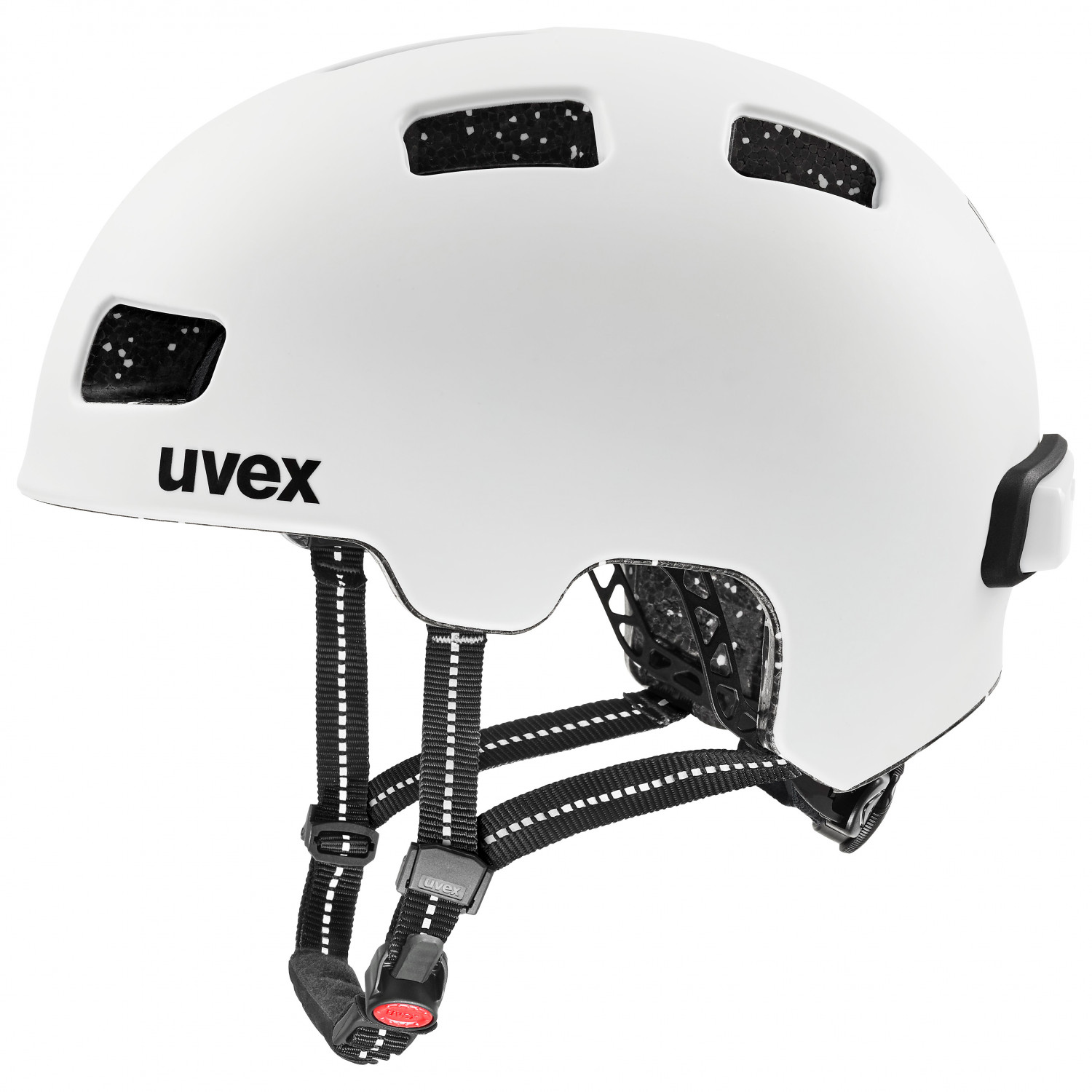 Велосипедный шлем Uvex City 4, цвет White Skyfall Matt
