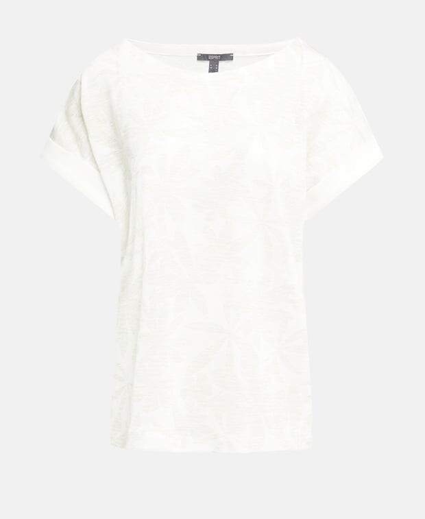 

Льняной лонгслив Esprit Collection, белый
