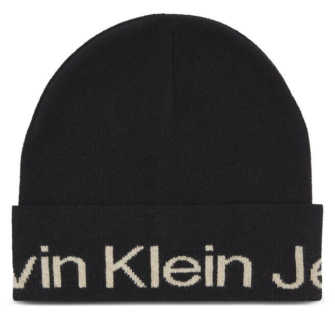 

Шапка Calvin Klein Jeans LogoBeanie, черный
