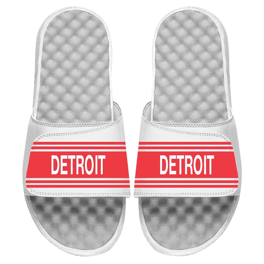 

Шлепанцы ISlide Detroit Red Wings, белый