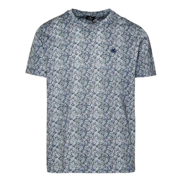 

Футболка cotton t-shirt Etro, синий