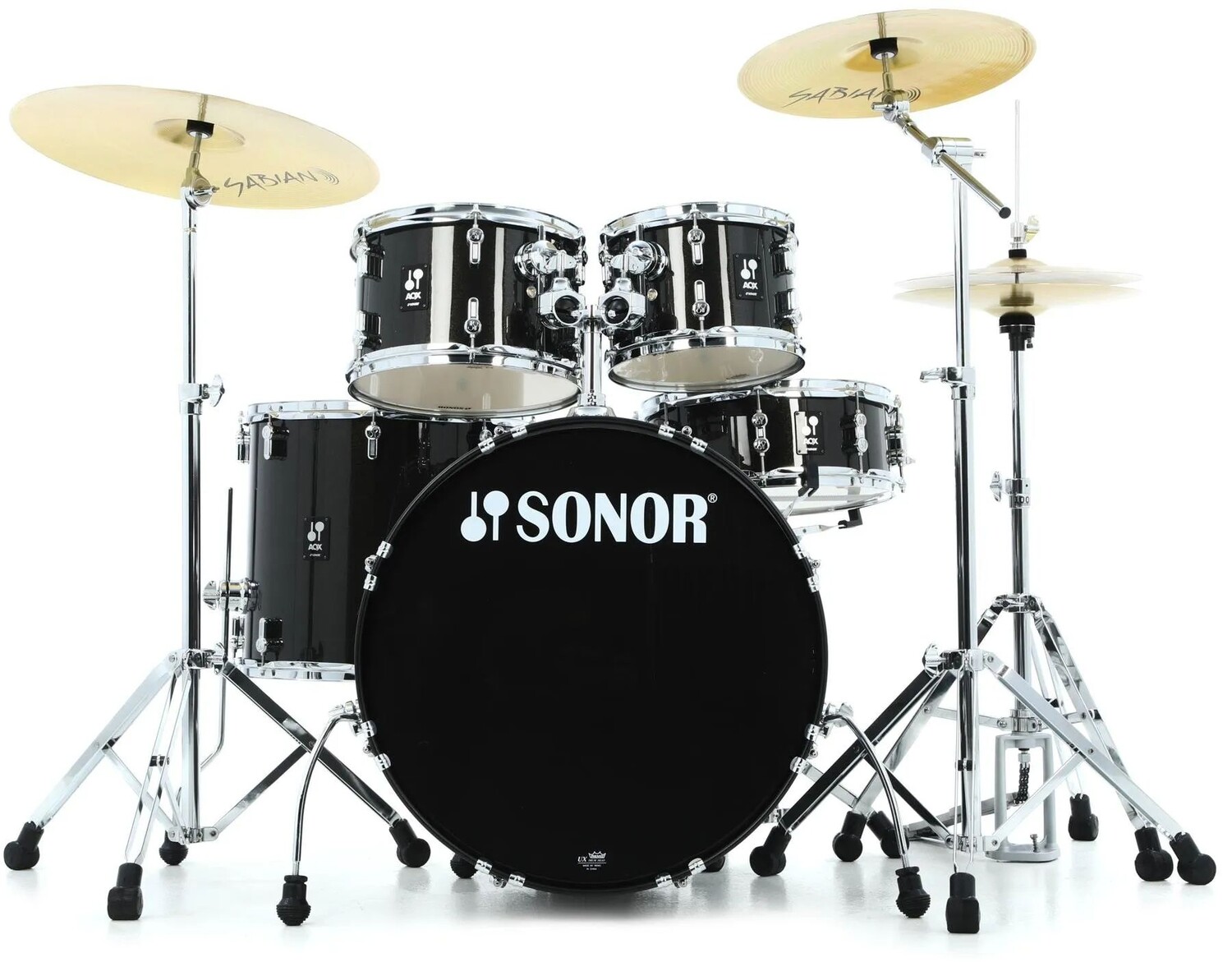 

Полная ударная установка Sonor AQX Stage из 5 предметов — Black Midnight Sparkle