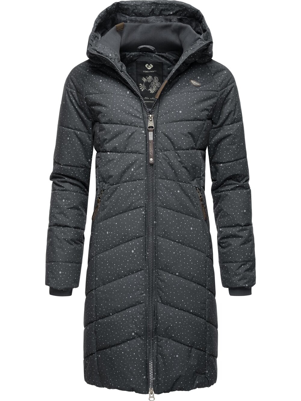 

Зимнее пальто Ragwear Dizzie, светло-серый