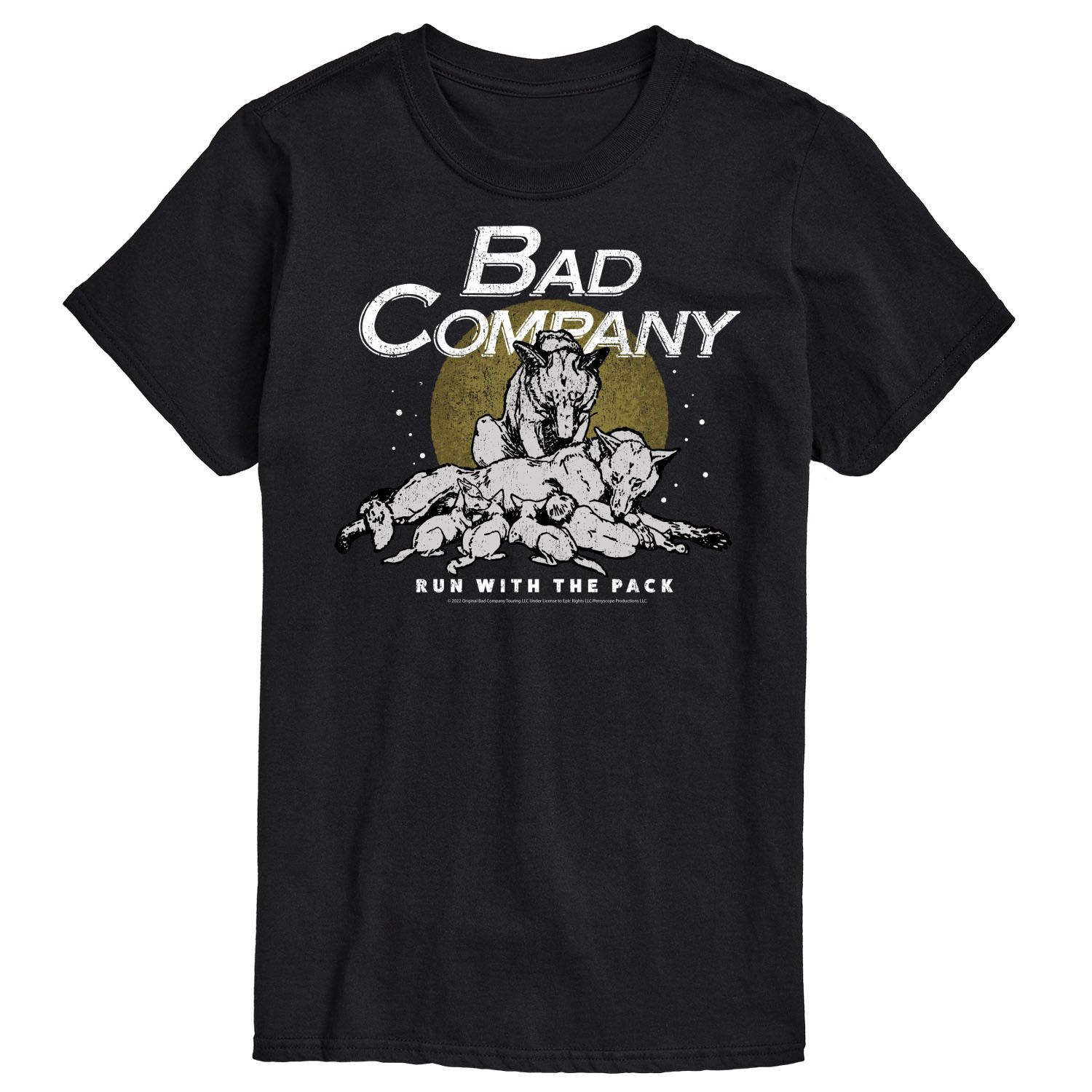 bad company run with the pack cd 1975 rock usa Мужская футболка Bad Company Run With The Pack Licensed Character